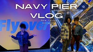 Flyover Chicago New Navy Pier Attraction￼ My Experience [upl. by Lander]