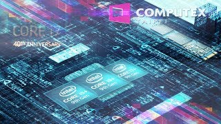 Девятое поколение процессоров intel Чем охладить 28ядерник 50 лет intelComputex 2018 №2 [upl. by Wenz]