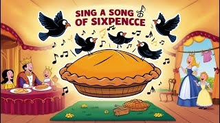 Sing a Song of Sixpence  Animated Nursery Rhyme for Kids [upl. by Lumbye]