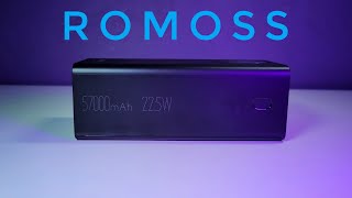 ROMOSS PEA57 Power Bank 57000 мАч Обзор и тест [upl. by Ennagrom744]