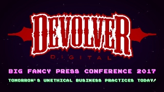 FULL Devolver Digital Press Conference  E3 2017 [upl. by Nawuq719]