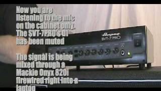 Ampeg SVT7PRO Demo 22 [upl. by Alemaj]