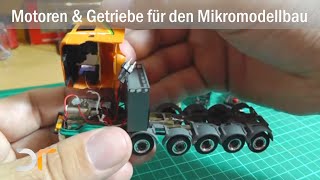 DIY  Motoren  Getriebe  Antriebskonzepte für LKW und PKW im Mikromodellbau RC 187 [upl. by Paehpos530]