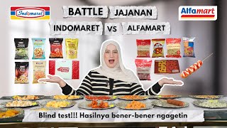 TASYI BATTLE JAJANAN INDOMARET VS ALFAMART  BLIND TEST HASILNYA BENER BENER NGAGETIN😱 [upl. by Arbmik119]