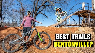 The BEST trails in BENTONVILLE The Castle Trail Hub [upl. by Torin444]