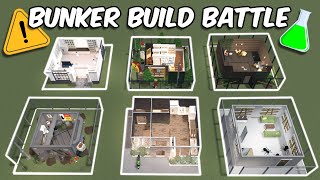 100k BUNKER BUILD BATTLE in BLOXBURG [upl. by Khorma177]