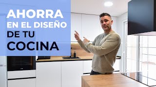 COCINA ECONÓMICA y MODERNA AHORRA en el DISEÑO de tu COCINA [upl. by Lebatsirhc]