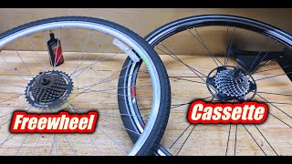 How To Tell The Difference Between A Cassette And A Freewheel Plus How To Remove And Reinstall [upl. by Anidal]