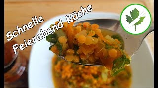 15 Minuten Küche  Asiatischer Linseneintopf  schnelles Rezept vegan [upl. by Edelsten]