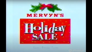 1993 Mervyns Holiday Sale Commercial 90s Black Friday [upl. by Leizar726]