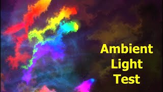 Ambient TV Backlight Test Video  For Philips Hue Govee Immersion [upl. by Anaujit]