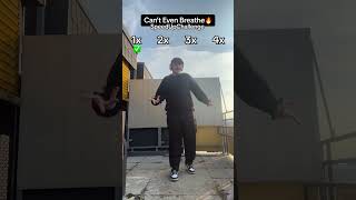 Can’t even breathe  SpeedUpChallenge 🔥 foryou dance tutorial [upl. by Nannek]