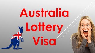 Australia Lottery Visa 2024  Australia Lottery Visa  Australia Ballot Visa australiavisaprocess [upl. by Laoj929]