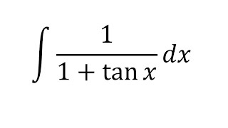 integrate 11tanx dx  Ex 72 Q33 Integrate 1  1  tan x  Chapter 7 Class 12 [upl. by Maida]