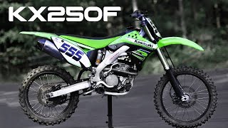 2012 KX250F Race Bike First ride Shes FAST [upl. by Corotto]