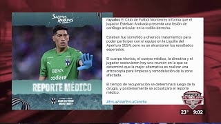 Esteban Andrada será operado y se perderá la Liguilla  Pasión Futbolera [upl. by Noguchi516]