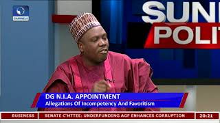 NIA Appointment Senator Alleges New Intelligence Boss Failed Exams Pt1 Politics Today [upl. by Blackmun974]