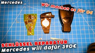 Mercedes Schlüssel Reparatur Mercedes will 390€ wir machen es für 0€ [upl. by Ybbed]