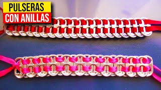 ▶️ CONVIERTE ANILLAS de lata EN LINDAS PULSERAS ◀️ HaunterMake [upl. by Ela]