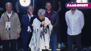 AMLOFEST Eugenia León La Paloma AMLO Presidente de México 2018 [upl. by Northington]