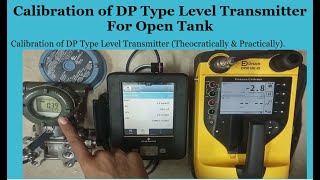 Calibration of Dp Type Level Transmitter  Open Tank Calibration  Field Instrumentation [upl. by Devad]