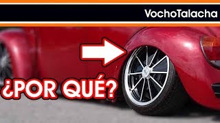 ¿Por qué se inclinan las ruedas traseras del vocho  VochoTalacha [upl. by Auburta]