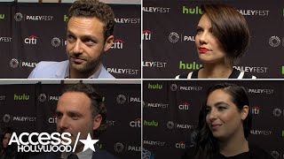 The Walking Dead Cast Teases The Season 7 Finale  Access Hollywood [upl. by Ymassej]