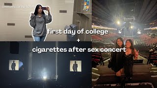 my first day of college amp CAS concert vlog [upl. by Adala723]