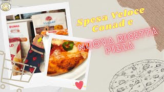 Spesa Veloce Conad e Nuova Ricetta Della Pizza  UnaFettaDiParadiso [upl. by Aniratac]