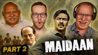 Maidaan Movie Reaction 23  Ajay Devgn  Amit Sharma  Boney K  AR Rahman [upl. by Baer]