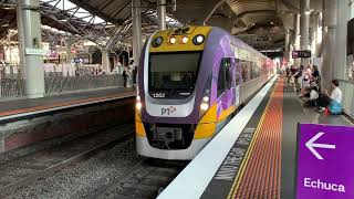 VLine VL02 Arriving at Southern Cross Station from Traralgon [upl. by Beata100]