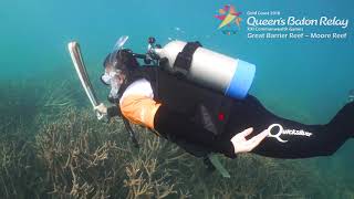 2018 Commonwealth Games Baton Relay  Great Barrier Reef [upl. by Aifoz]