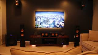 514 Klipsch Dolby Atmos system with Ready player one race DEMO [upl. by Aleinad55]