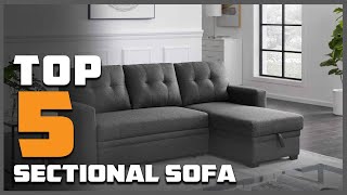 Top 5 Best Sectional Sofas in 2024  Expert Reviews Our Top Choices [upl. by Sibby456]