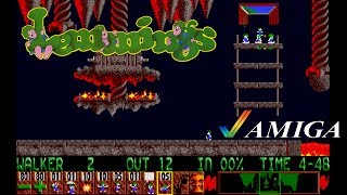 Lemmings 1991 Amiga 500 Longplay [upl. by Nnaylime]