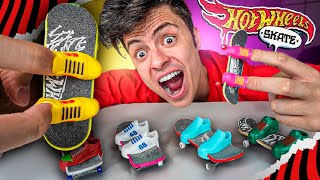 COMPLETEI A COLEÃ‡ÃƒO DE SKATE DE DEDO DOS ESTADOS UNIDOS HOT WHEELS [upl. by Peace575]