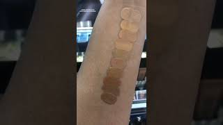 LANCÔME  Teint Idole Ultra 24H Long Lasting Foundation  Caramel Swatches is now Autumn Swatches [upl. by Gascony340]