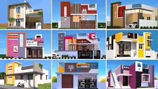 Best 40 Single Floor Small House Front Elevation Designs 2023  Ground Floor Small House Designs [upl. by Olonam]