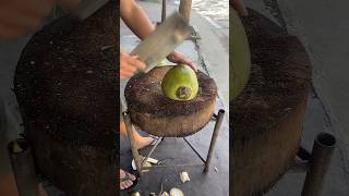 Fantastic Coconut Cutting viral coconut viral fruit cuttingfruit viralvideo cuttingskill [upl. by Kimmi]