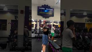 Sounding the lunk alarm with a 5lb dumbbell planetfitness [upl. by Ssidnac]