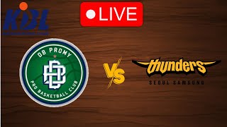 🔴 Live Wonju DB vs Seoul Thunders  Live Play By Play Scoreboard [upl. by Ahtar]