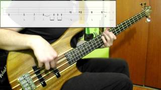 Audioslave  Like A Stone Bass Cover Play Along Tabs In Video [upl. by Gavra340]