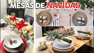 3 IDEAS ELEGANTES PARA DECORAR EL COMEDOR EN NAVIDAD 2023 [upl. by Aiciruam]