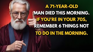 A 71 year old man PASSED AWAY early this morning Avoid 6 things in your 70s Life Lessons [upl. by Abby]