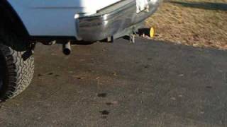 2000 Ford F150 4x4 true dual exhaust no cats into 2 borla pro xs mufflers [upl. by Sirak]