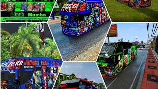 How to download matatu livery in bussid 5 best matatu skins with downloadlinks NO PASSWORD [upl. by Ardnasil]