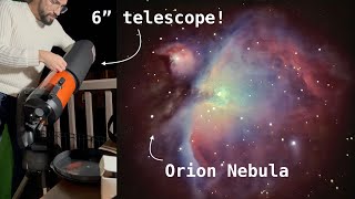 Live View of Orion Nebula through a Big Telescope [upl. by Sobmalarah]