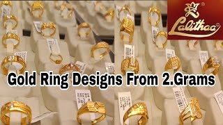 Transform Your Style with Lalithas Mens amp Womens Gold Rings [upl. by Eshelman]