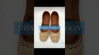 😍Dhaage London jutti khussa punjabishoes pakistan shoes desi indian pakistanifashion fyp [upl. by Poll830]