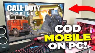 How to Play Call of Duty Mobile on PC Tutorial  Download and Install [upl. by Sucitivel472]